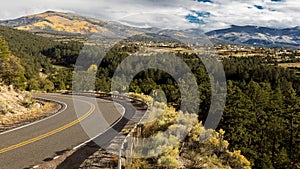 Hi Road to Taos, New Mexico - National Scenic Byway, Truchas, Ne photo