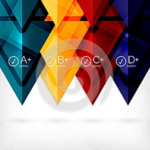 Hi-tech geometric futuristic business background