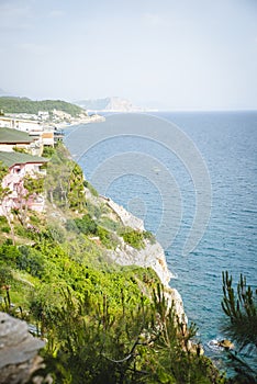 hi-tech house by sea