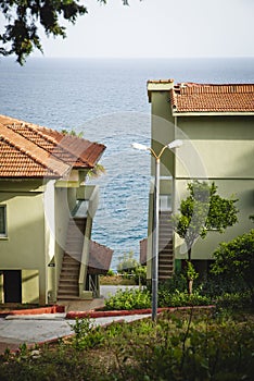 hi-tech house by sea