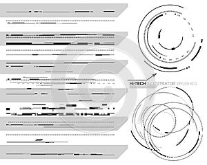 Hi-Tech illustrator brushes