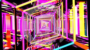 Hi tech Technology Portal Sci-fi background vj loop.