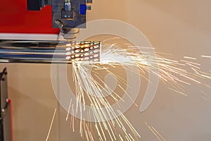 The hi-technology sheet metal manufacturing process by laser cutting machine