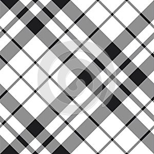Hibernian fc tartan black and white plaid diagonal pattern