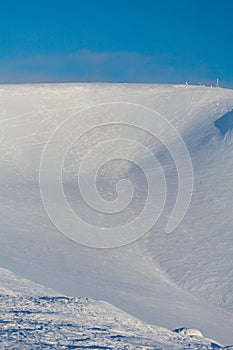 Hibiny mountains snow ski season in Kirovsk