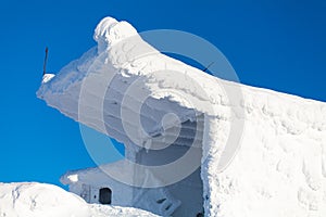 Hibiny mountains snow ski season in Kirovsk