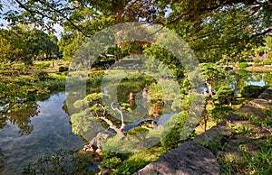 Hibiya Park in Chiyoda City, Tokyo, Japan