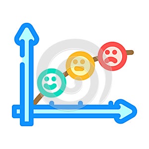 hick law ux ui design color icon vector illustration