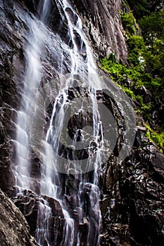 Hickory Nut Falls in Chimney Rock State Park,