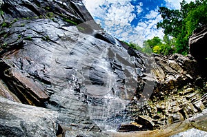 Hickory Nut Falls in Chimney Rock State Park North Carolina Unit