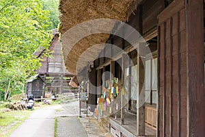 Hida Folk Village. a famous open-air museum and historic site in Takayama, Gifu, Japan