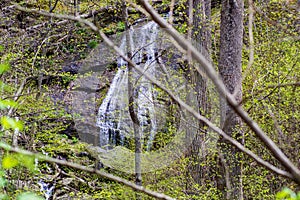 A Hidden Cascading Mountain Waterfall
