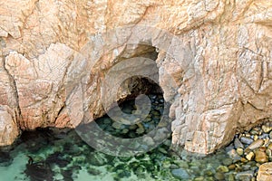 Hidden Cave at Soberanes Point. Carmel-By-The-Sea photo