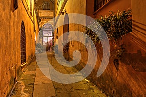 Hidden church in Rome, Italy