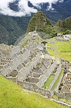 Hidden city Machu Picchu in Peru