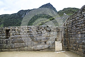 Hidden city Machu Picchu in Peru