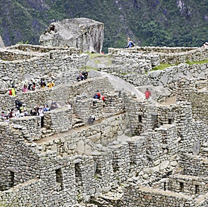 Hidden city Machu Picchu in Peru