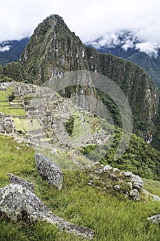 Hidden city Machu Picchu in Peru