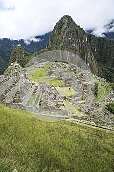 Hidden city Machu Picchu in Peru