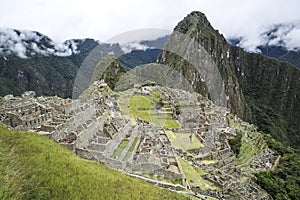 Hidden city Machu Picchu in Peru