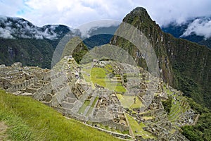 Hidden city Machu Picchu in Peru