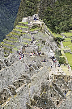 Hidden city Machu Picchu in Peru