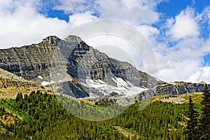 Hidden Glacier on a Jagged Peak photo