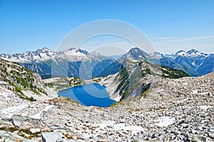 Hidden Lake found in the North Cascades National Park, Washington