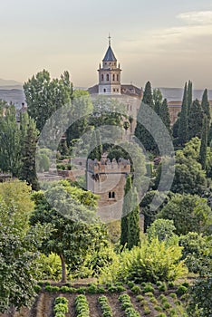 Hidden palace, alhambra, spain.