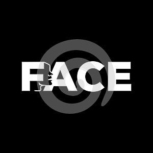 Hidden Smiles: Face Logos with Creative Negative Space photo