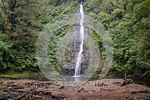 The Hidden treasure watefall (catarata tesoro escondido)near Bajos Del Toro, Costa Rica photo