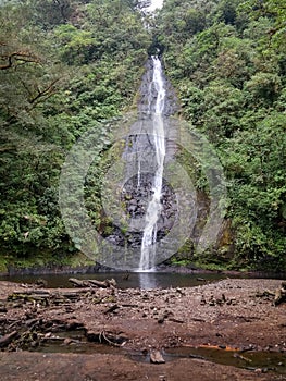 The Hidden treasure watefall (catarata tesoro escondido)near Bajos Del Toro, Costa Rica photo
