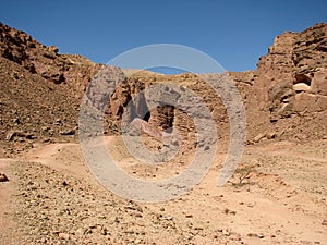 Hidden valley. Arava desert.