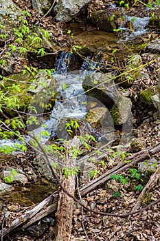 Hidden Waterfall in the Blue Ridge Mountains