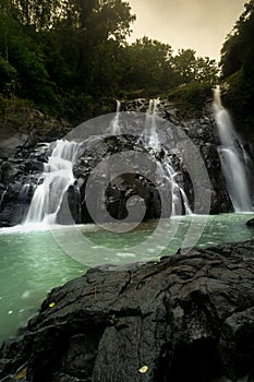 Hidden waterfall At Klaten