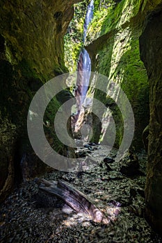 Hidden Waterfall on Sombrio Beach photo