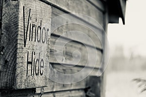 Hide on the Somerset levels