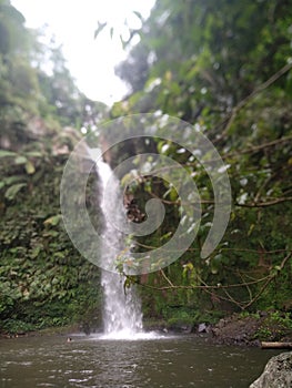 Hiden waterfall in the sesaot village