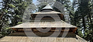 Hidimba Devi Temple, locally known as Dhungari Temple, Manali, India