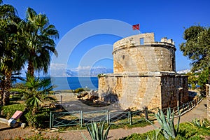 Hidirlik Tower in Antalya, Turkey photo