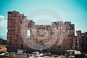 Hierapolis Ancient City Ruins. Pamukkale, Denizli, Turkey