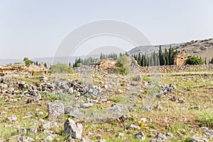 Hierapolis, Turkey. Ruins in the archaeological site