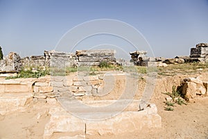 Hierapolis, Turkey. Sarcophagi in the necropolis