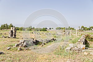 Hierapolis, Turkey. View of the archaeological zone (UNESCO list)