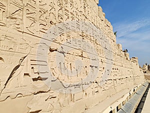 Hieroglyph - Karnak temple - Egypt - Egyptian Civilization