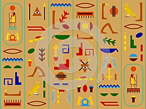 Hieroglyphics Background photo