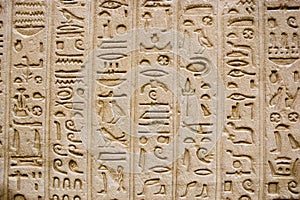 Hieroglyphics on the wall