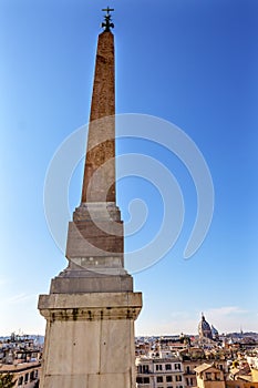 Hieroglyphs Obelisk Sallustiano Trinita Dei Monti Spanish Steps