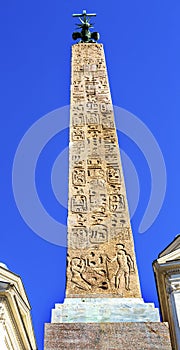 Hieroglyphs Obelisk Sallustiano Trinita Dei Monti Spanish Steps