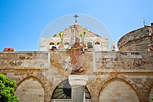 Hieronymus statue, Church of the Nativity